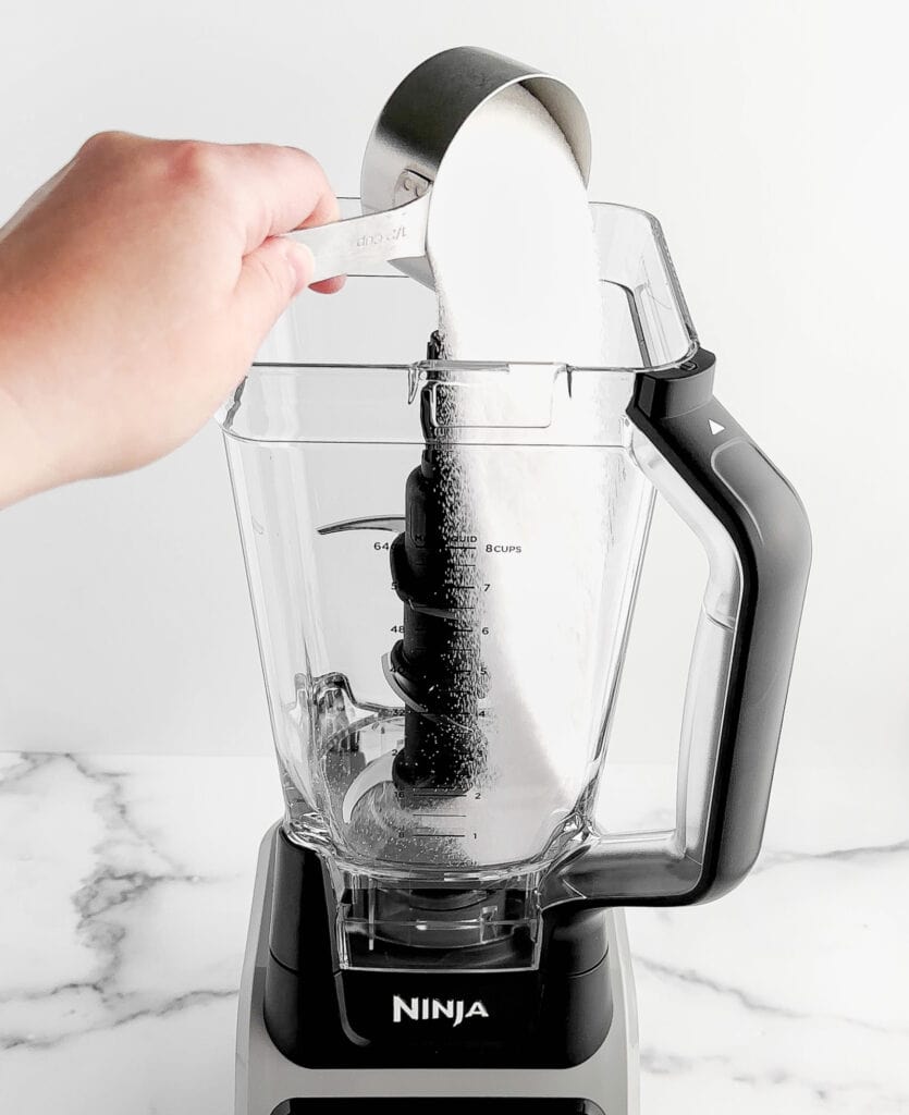 Adding Sugar to a Blender