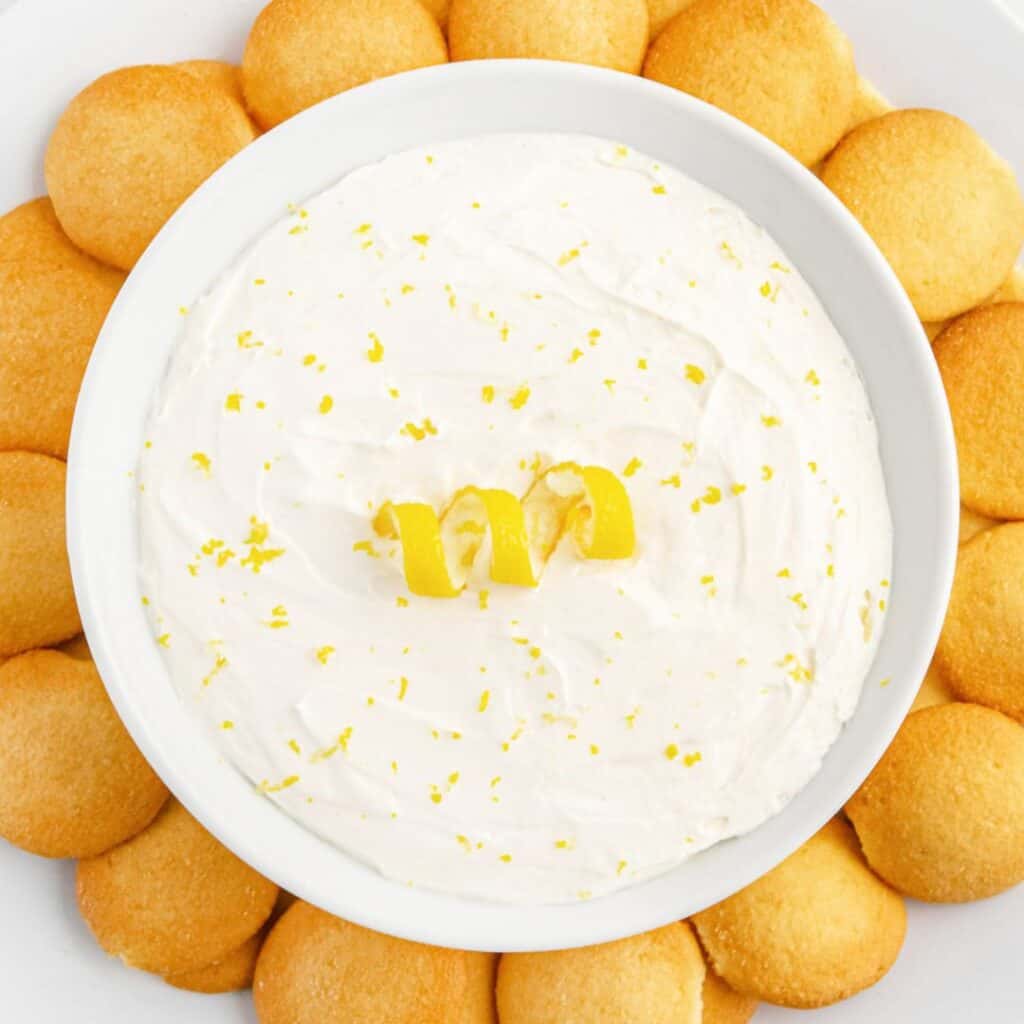 Lemon Cheesecake Dip IG