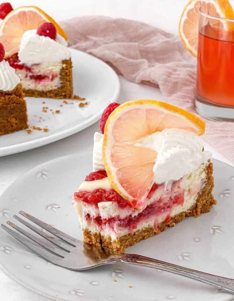 Raspberry Lemon Cheesecake by Live to Sweet