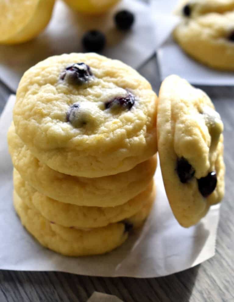 Lemon Blueberry Cookies by Pastry and Beyond