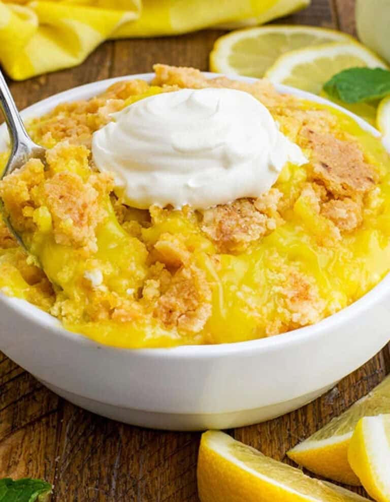Lemon Dump Cake by The Slow Roasted Italian