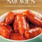 Little Smokies in Barbecue Sauce Pin 3