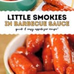 Little Smokies in Barbecue Sauce Pin 4
