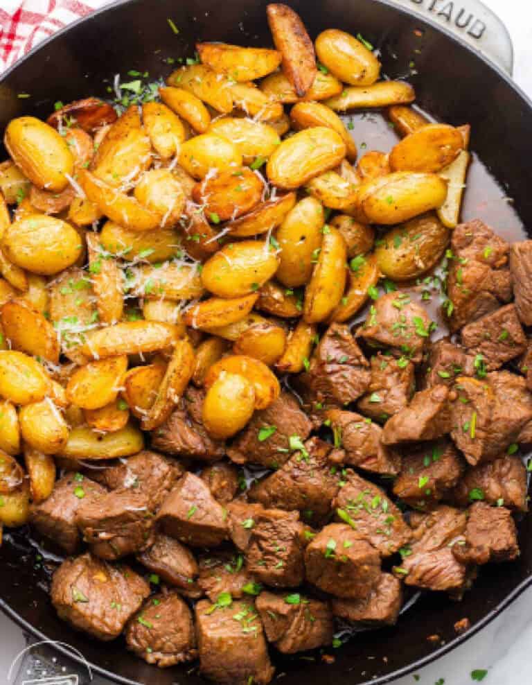 Garlic Butter Steak and Potatoes