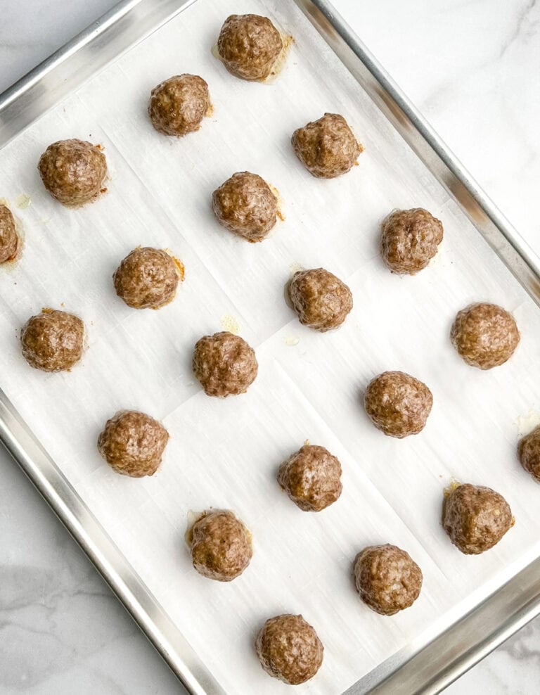Oven Baked Meatballs
