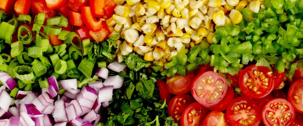 Chopped Fresh Veggies