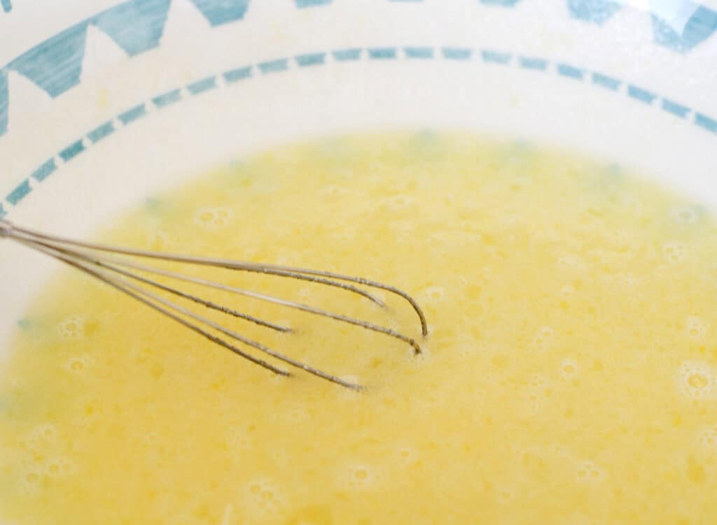 Wet Ingredients Fully Mixed