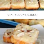 Mini Almond Cakes Pin 1