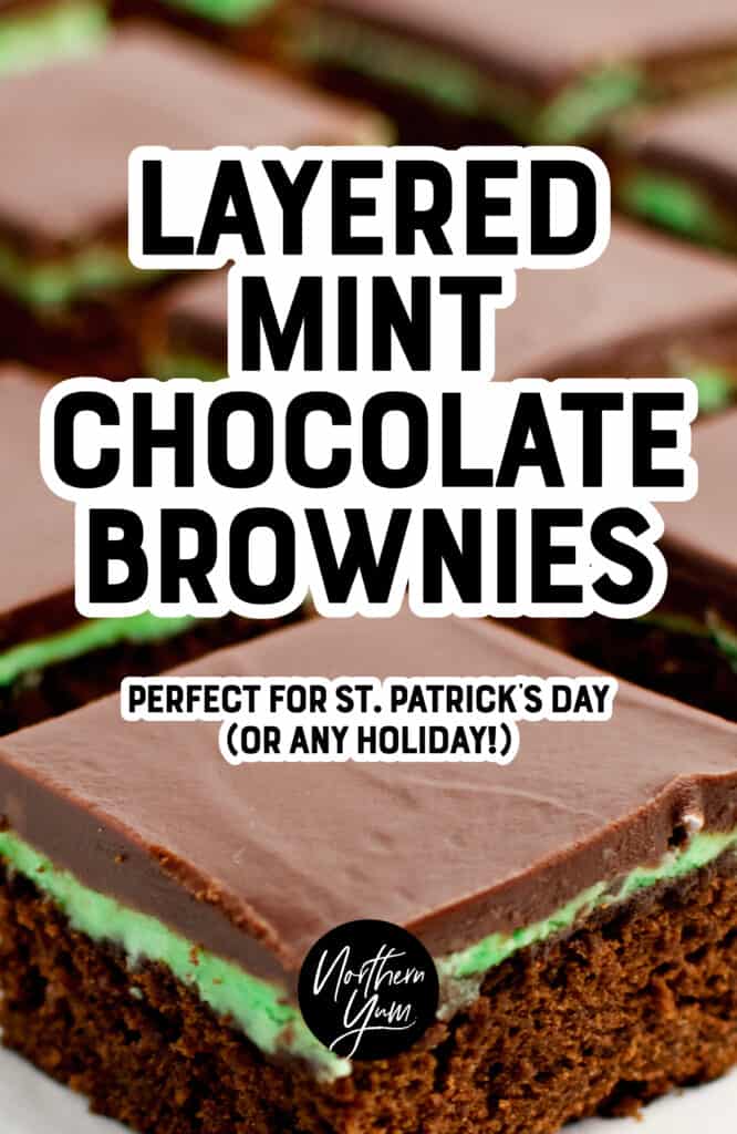 Mint Chocolate Brownies Pin 1
