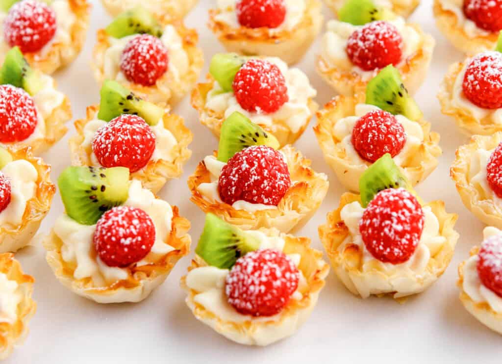 Many Mini Cheesecakes