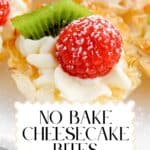 No Bake Cheesecake Bites Pin 1