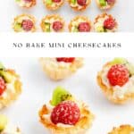 No Bake Cheesecake Bites Pin 5