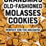 Old Fashioned Molasses Cookies Pin 2