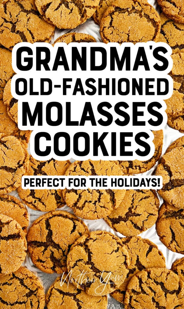 Old Fashioned Molasses Cookies Pin 2