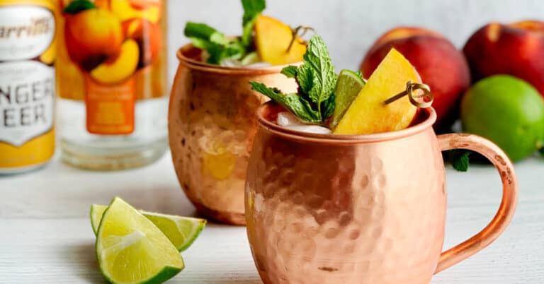 Peach Moscow Mules Header