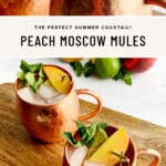 Peach Moscow Mules Pin 4
