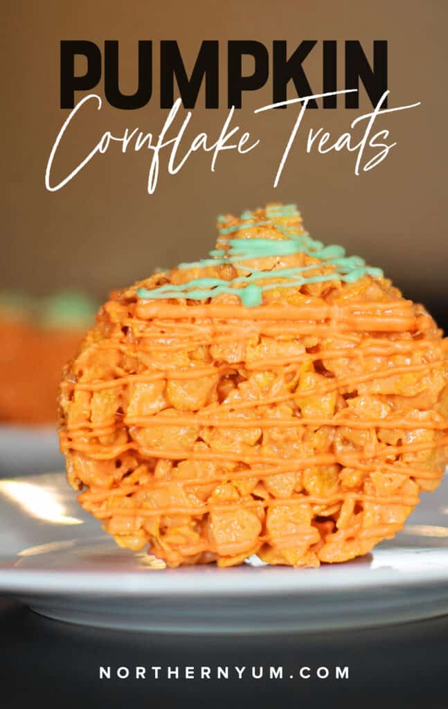 Pumpkin Corn Flake Treats Pin 1