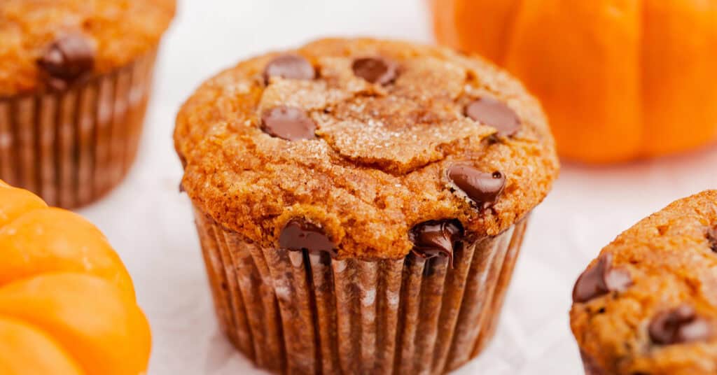 Pumpkin Chocolate Chip Muffins