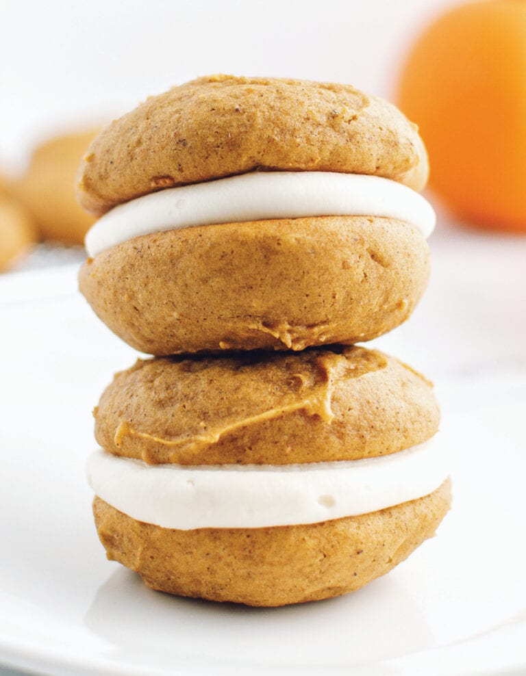 Stack of Pumpkin Whoopie Pies