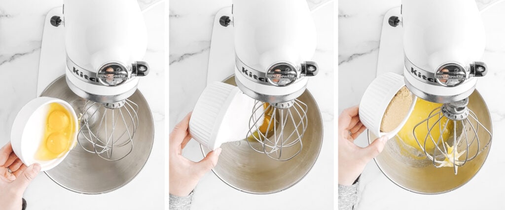 Creaming Eggs and Sugars Together Using Stand Mixer