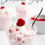 Raspberry Cheesecake Salad Pin3