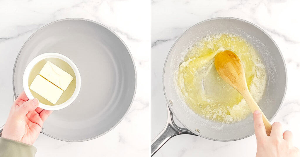 Melting Butter in Saucepan