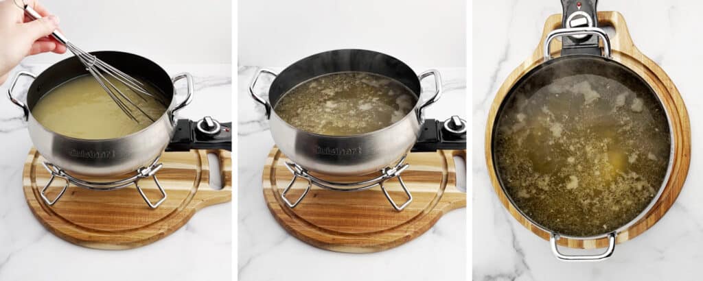 Bringing Broth Fondue to Gentle Boil