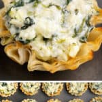 Spinach Artichoke Bites Pin 4