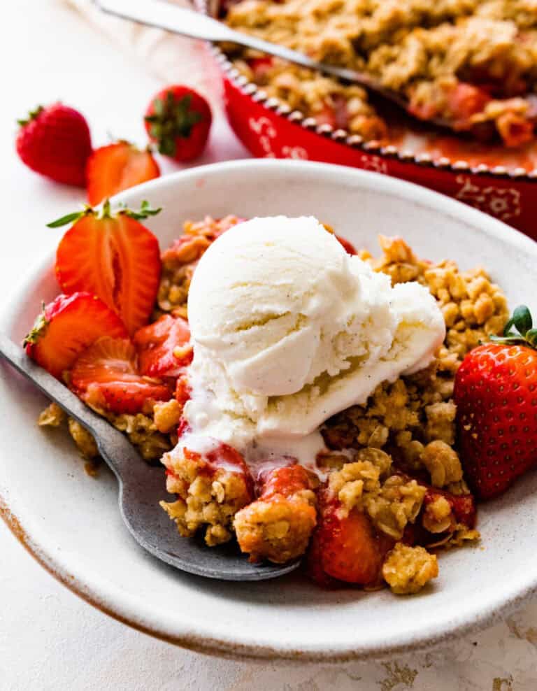 Strawberry Crumble
