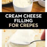 Sweet Cream Cheese Crepe Filling Pin 5