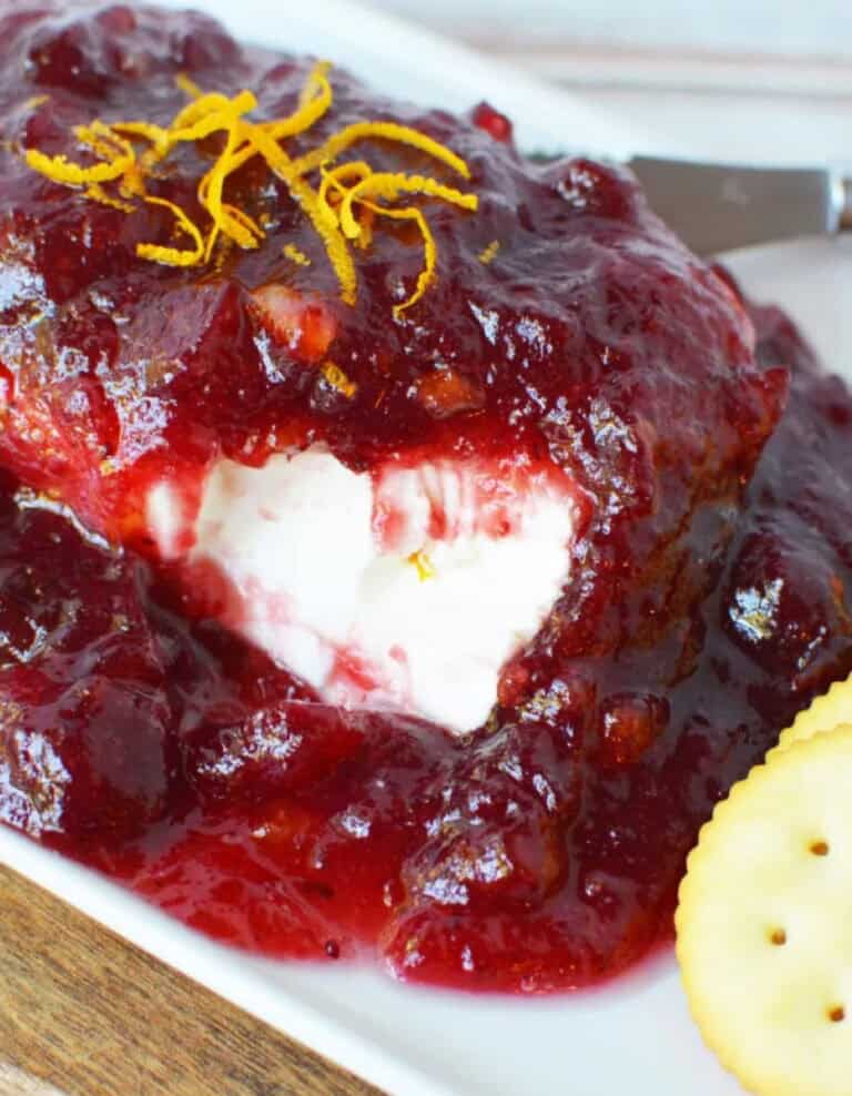 Cranberry Orange Cream Cheese Dip