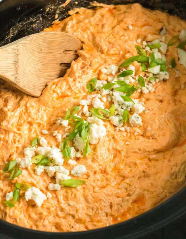 Crockpot Buffalo Chicken Dip
