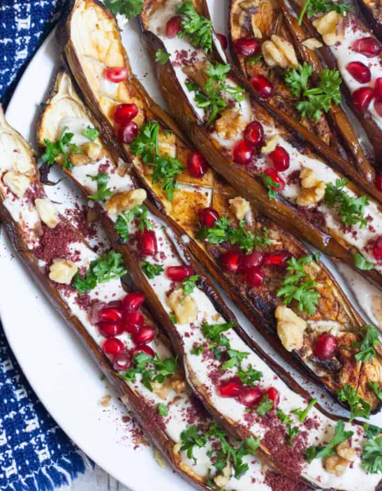 Roasted Eggplant with Tahini
