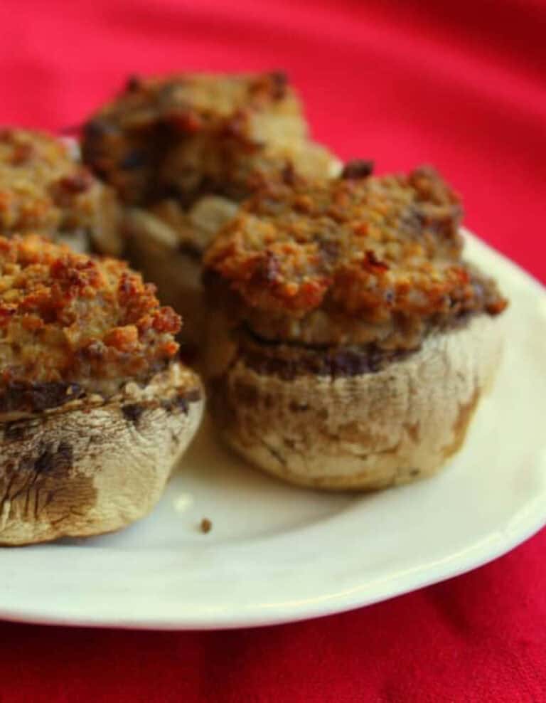 Sausage Stuffed Mushrooms