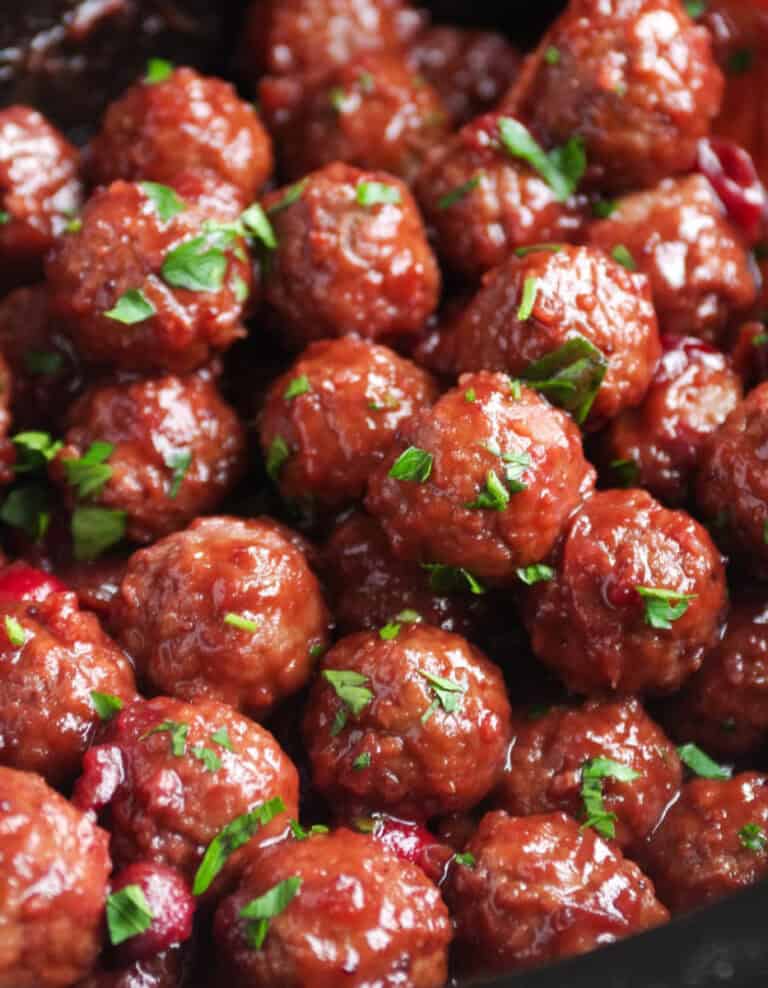 Cranberry Meatballs