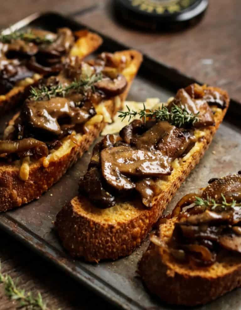 Mushroom Crostini