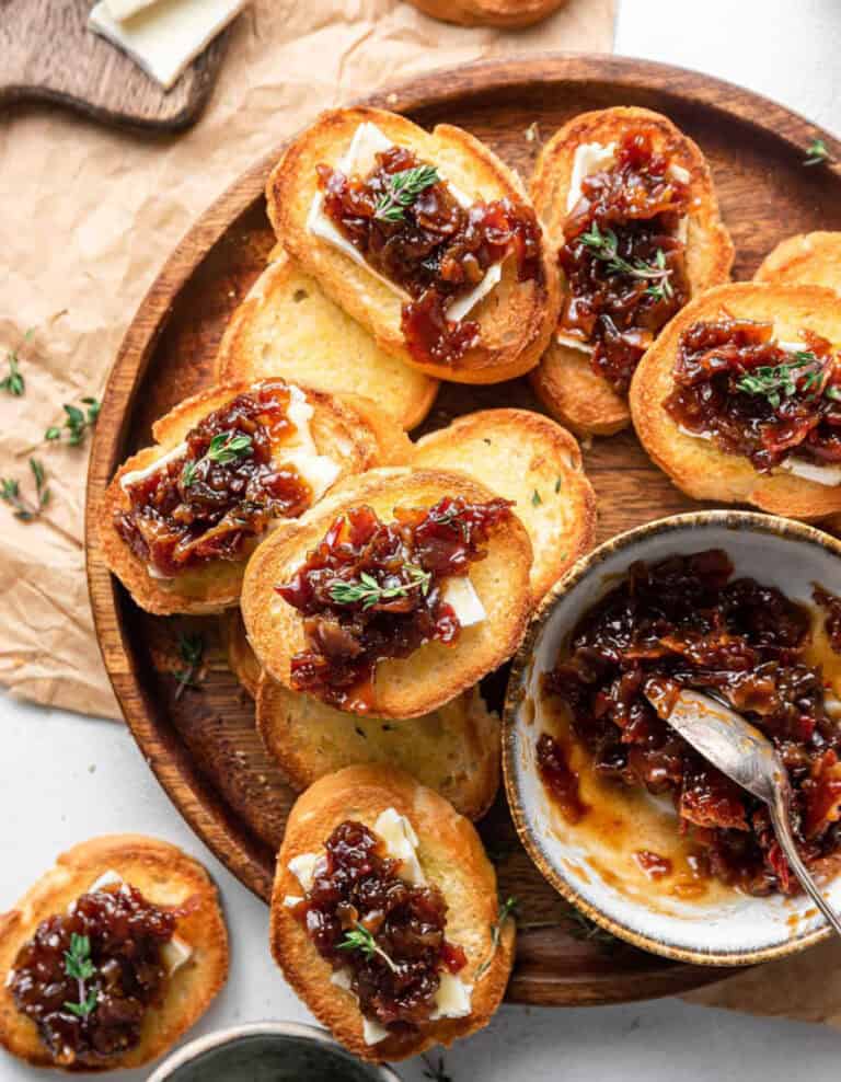 Bourbon Bacon Jam Crostini