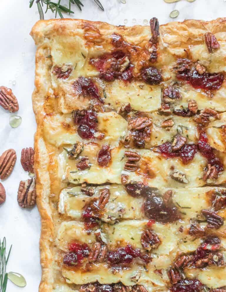 Brie and Cranberry Tart