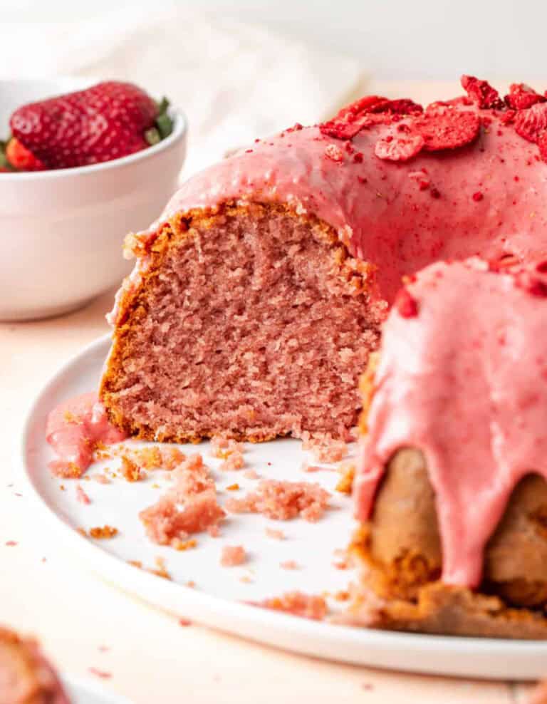 Strawberry Pound Cake