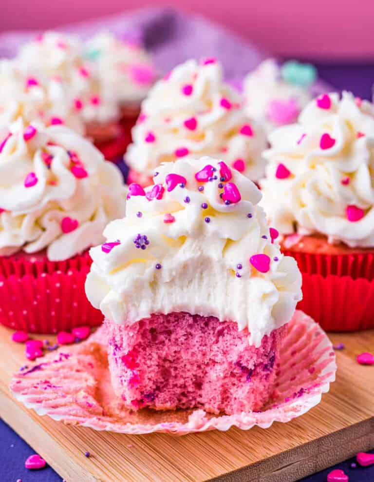 Pink Velvet Cupcakes