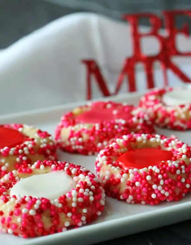 Iced Thumbprint Cookies