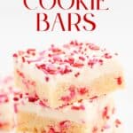 Valentine's Day Sugar Cookie Bars Pin 1