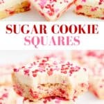 Valentine's Day Sugar Cookie Bars Pin 3