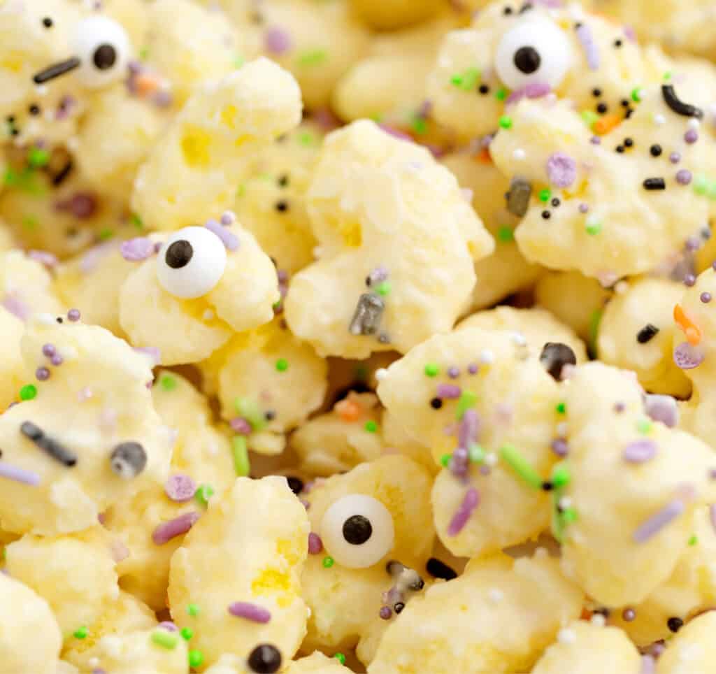 Halloween Puffcorn with Sprinkles